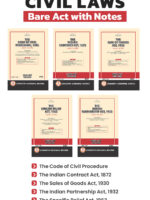 Civil Laws: Bare Acts [Combo Pack of Code of Civil Procedure, Indian Contract Act, Sale of Goods Act, Specific Relief Act, Indian Partnership Act]