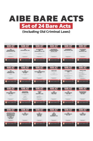 AIBE Bare Acts Combo Set: Set of 24 Bare Acts