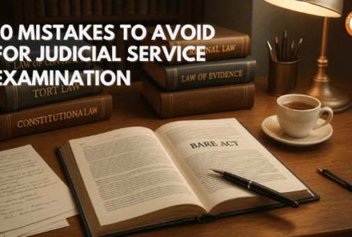 10 Mistakes to Avoid While Preparing for Judicial Service Examination